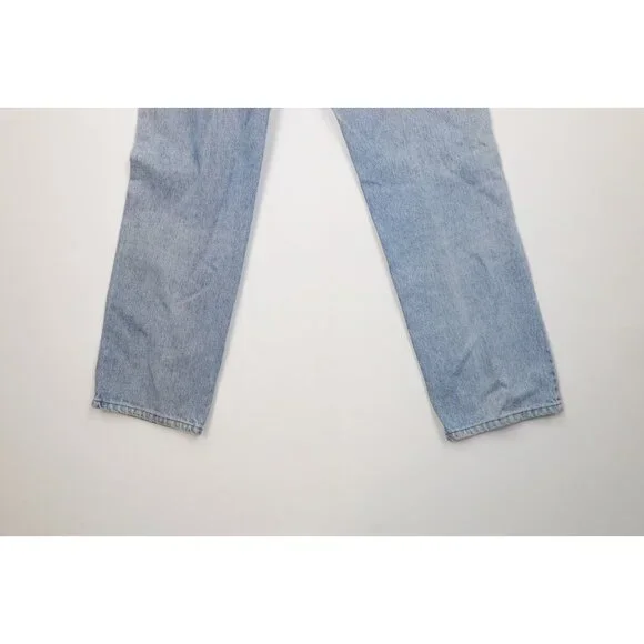 Vtg 80s Levis 509 Orange Tab Mens 32x30 Distressed Regular Straight Leg Jeans US